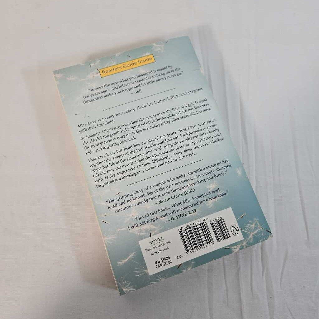 WHAT ALICE FORGOT - LIANE MORIARTY