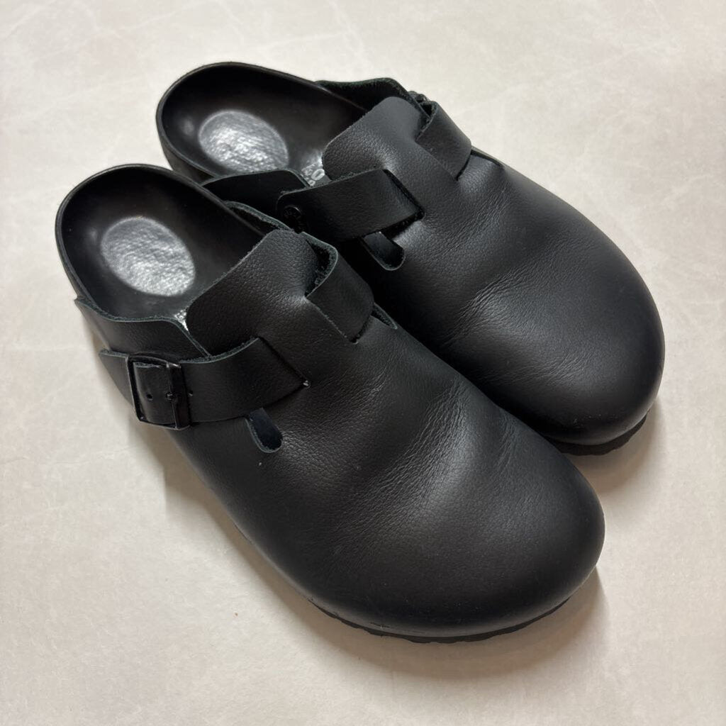 BOSTON EXQUISITE LEATHER BLACK BIRKS