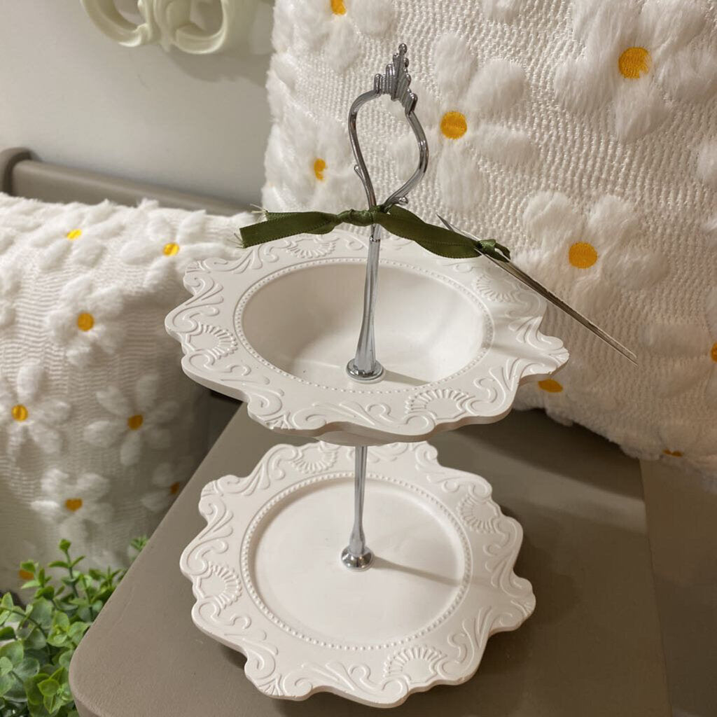 2 Tier Cement Jewerly Tray