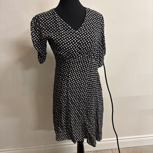 FLOWER PRINT MIDI DRESS