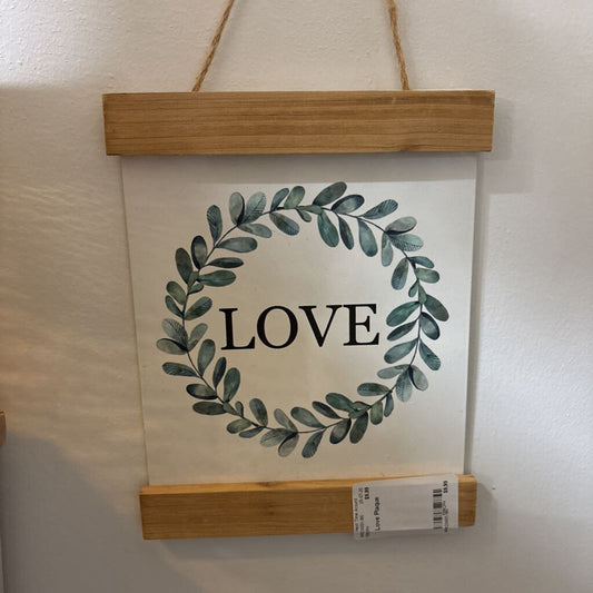 Love Plaque