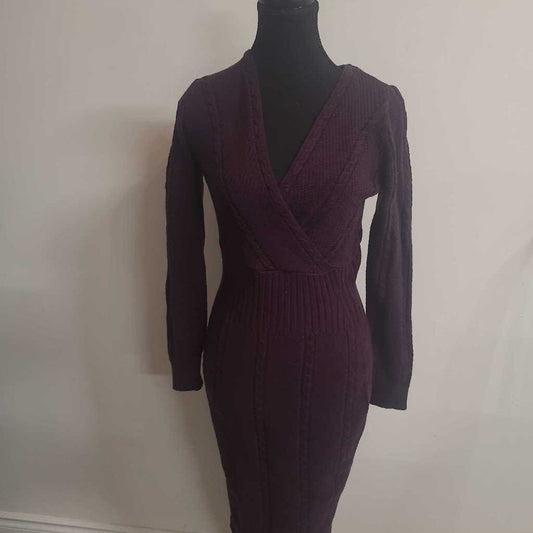PURPLE KNIT DRESS