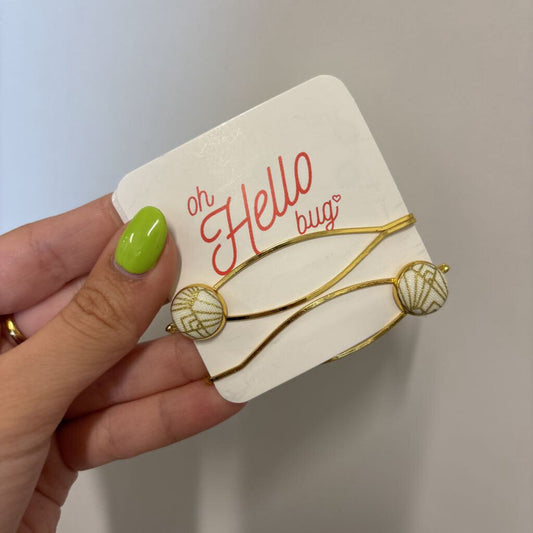 HAIR PINS - GOLD GEOMETRIC