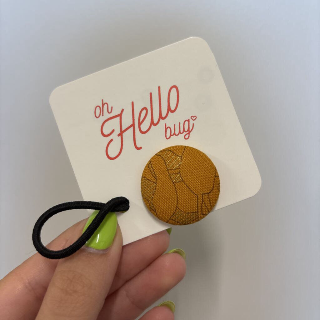 HAIR TIES - MUSTARD