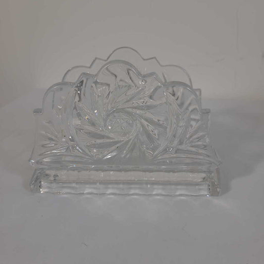 PINWHEEL CRYSTAL NAPKIN HOLDER