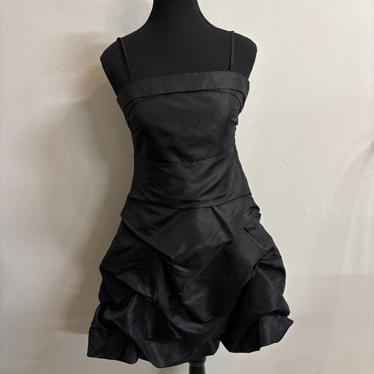 NWT BLACK RUFFLE DRESS