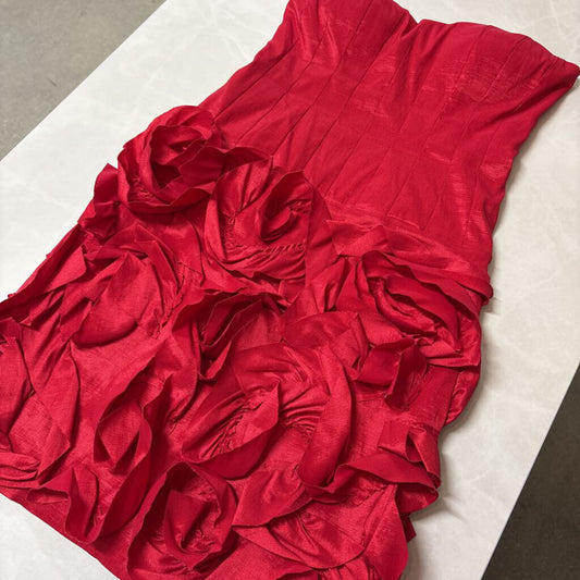 NWT RED ROSE MINI DRESS