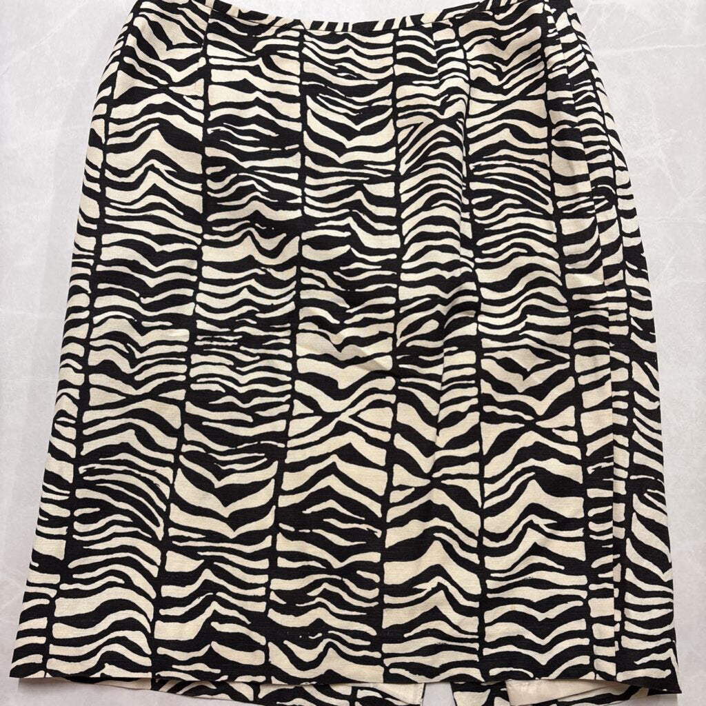 CALVIN KLEIN ZEBRA PRINT PENCIL SKIRT
