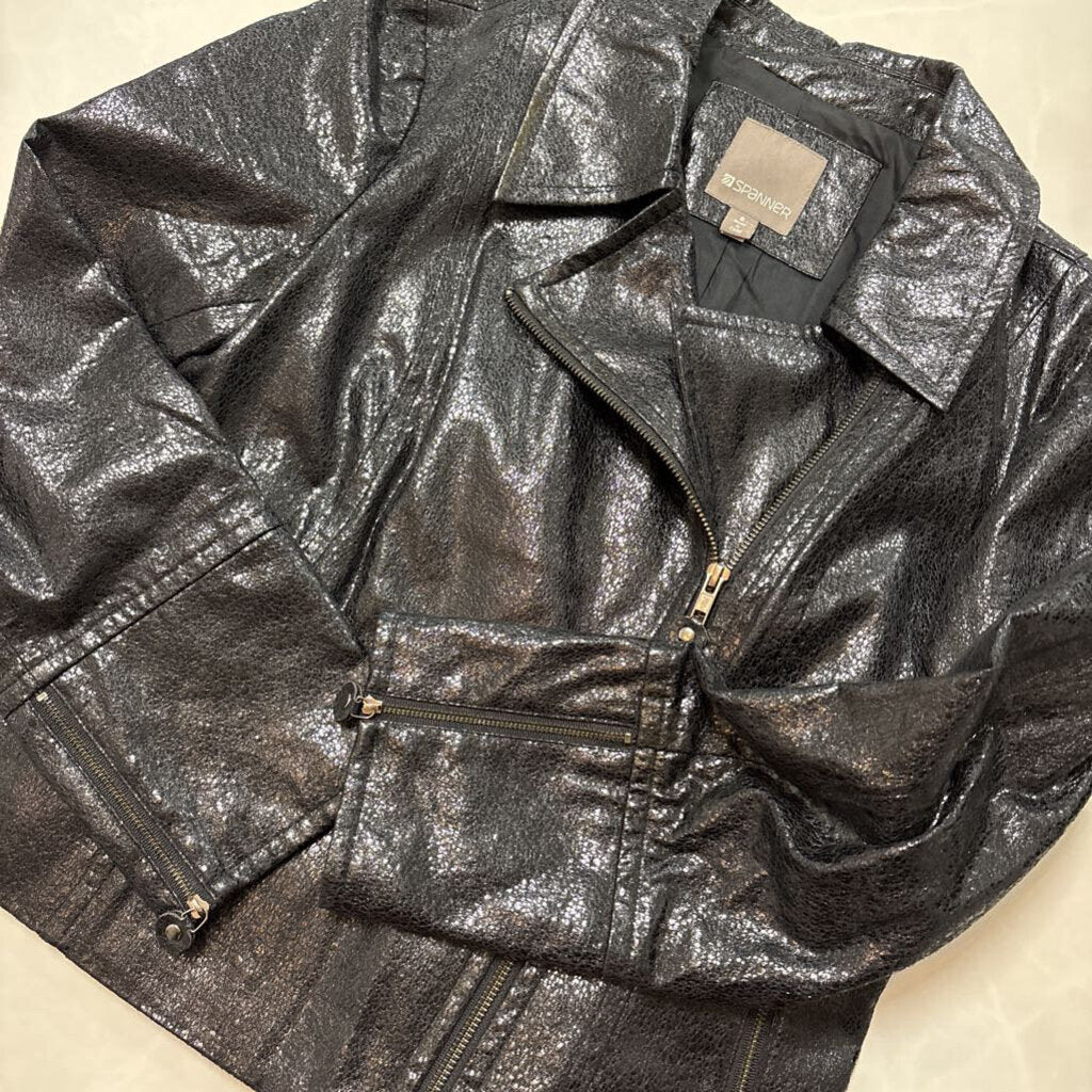 SPANNER METALLIC BLACK JACKET