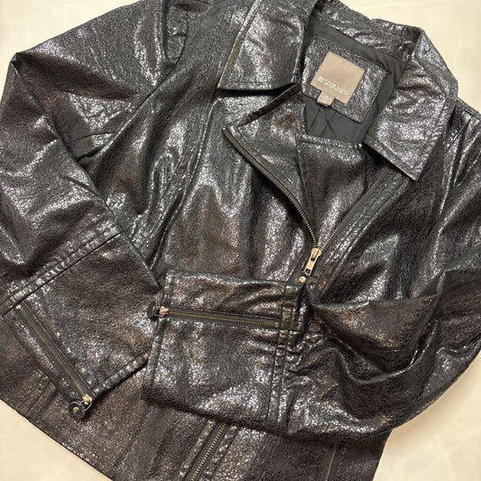 SPANNER METALLIC BLACK JACKET