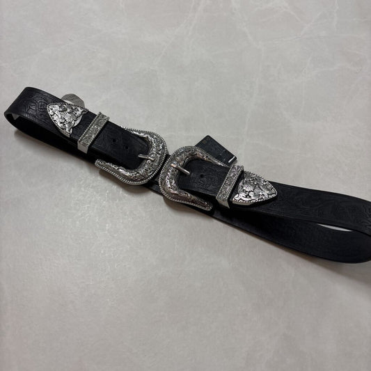 NWT DOUBLE BUCKLE WESTERN BELT