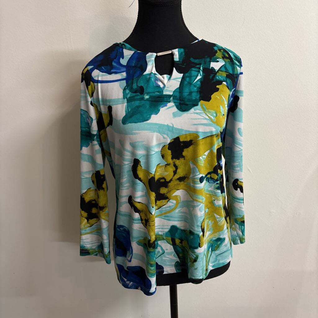 GREEN & BLUE CK BLOUSE