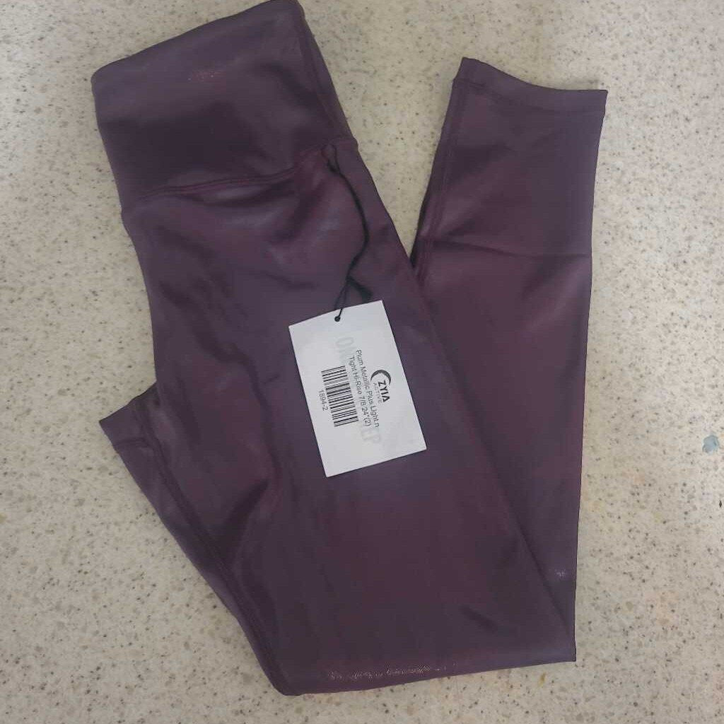 ZYIA ACTIVE LEGGINGS- PURPLE