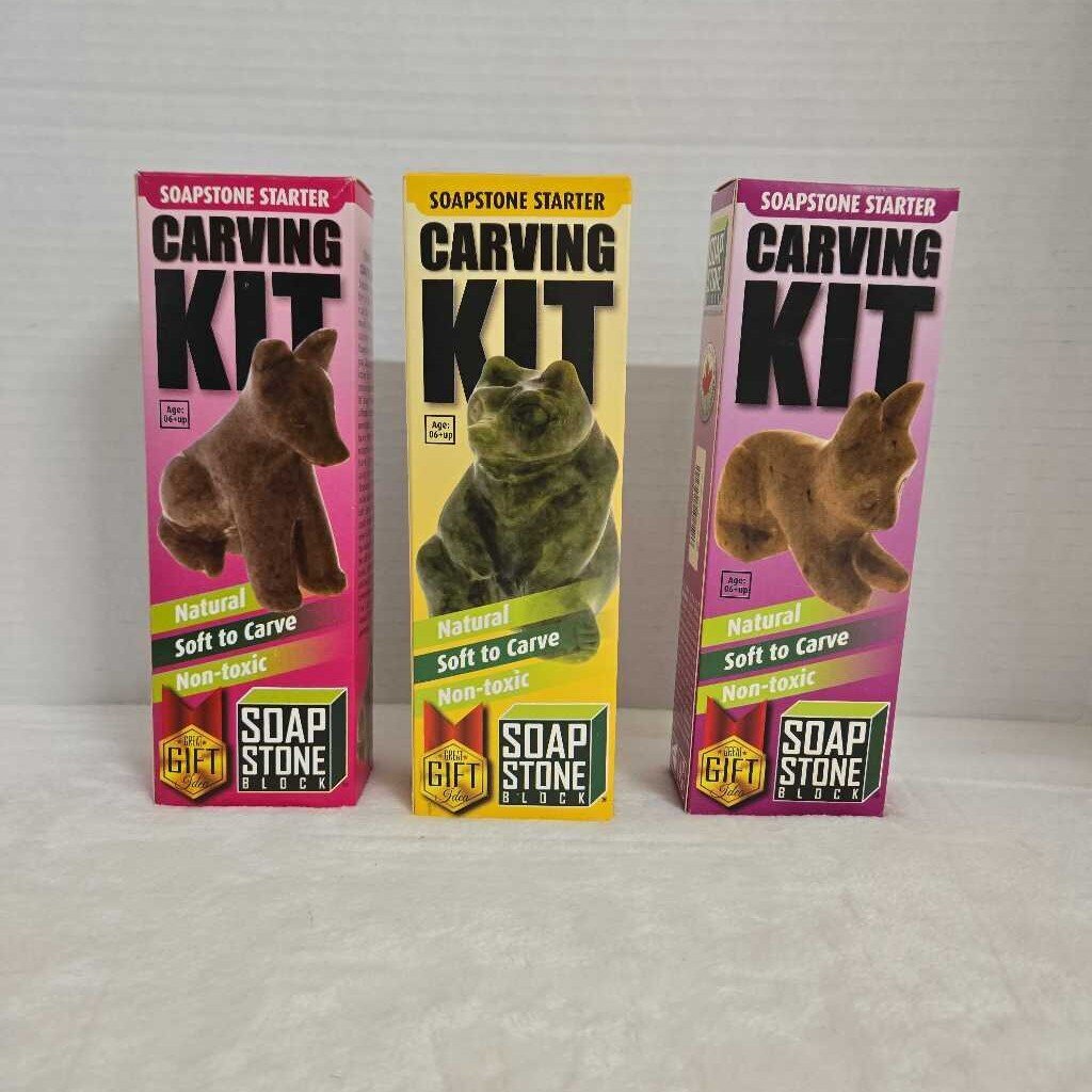SOAPSTONE CARVING KITS