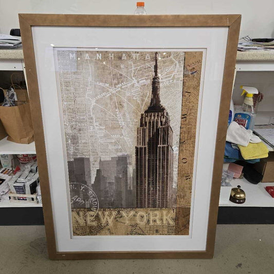 MANHATTAN FRAMED ART