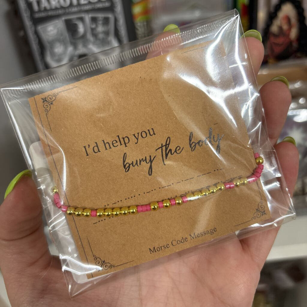MORSE CODE BRACLET