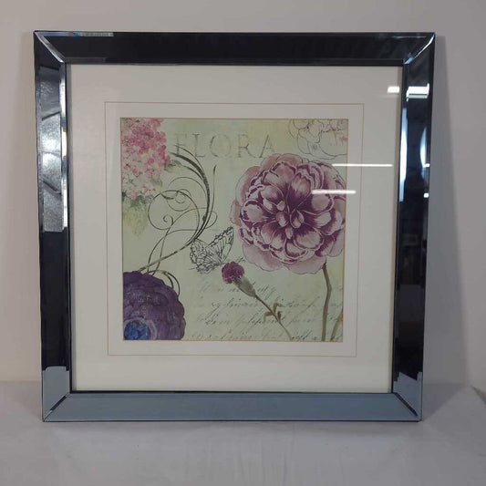 FLORA MIRRORED PRINT