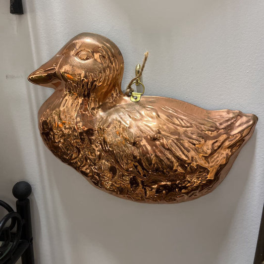 VTG SOLID COPPERWARE DUCK JELLO MOLD WALL DECOR