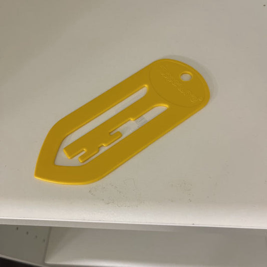 TUPPERWARE RECIPE BOOKMARK YELLOW