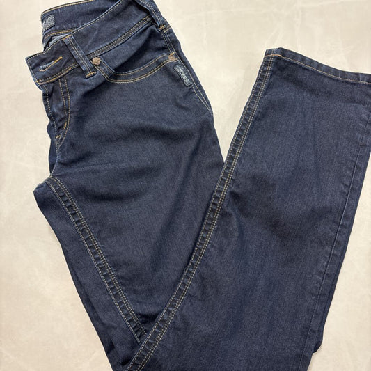 SUKI STRAIGHT SILVER JEANS