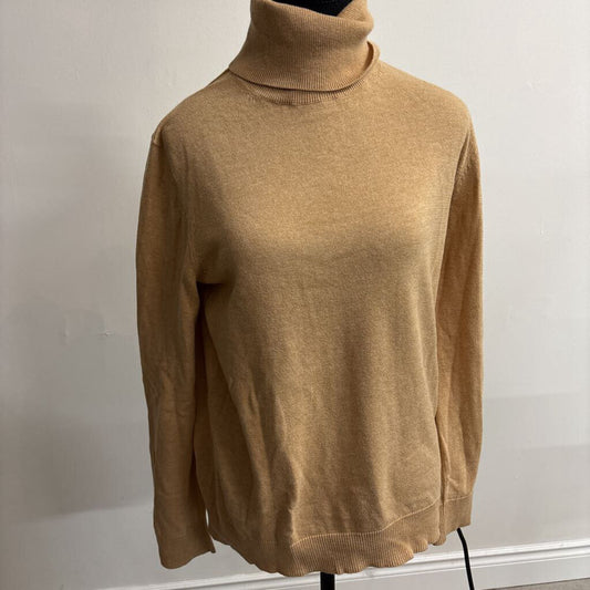 TAN TURTLENECK SWEATER