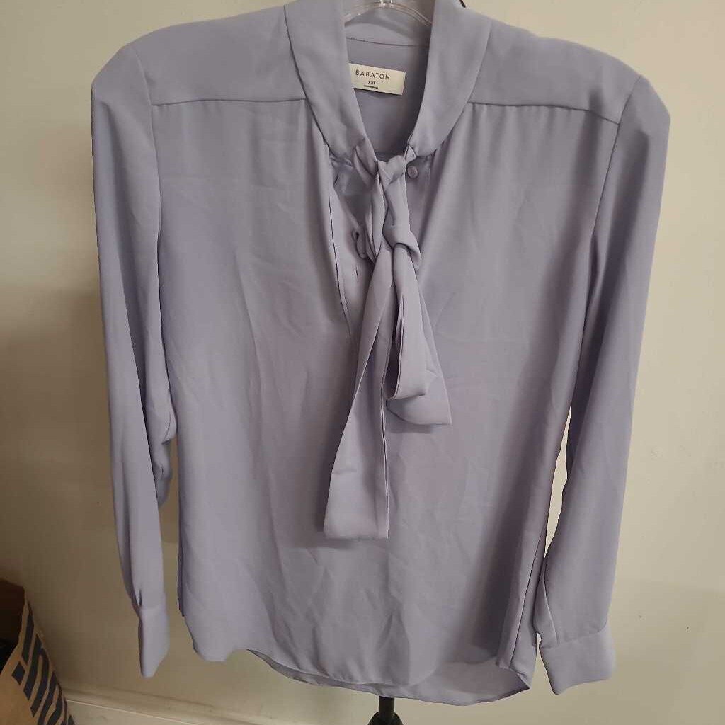 LILAC BLOUSE WITH BOW