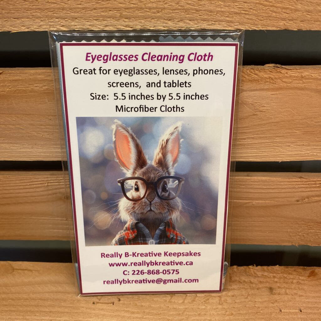 EYE GLASS CLOTH - BUNNY