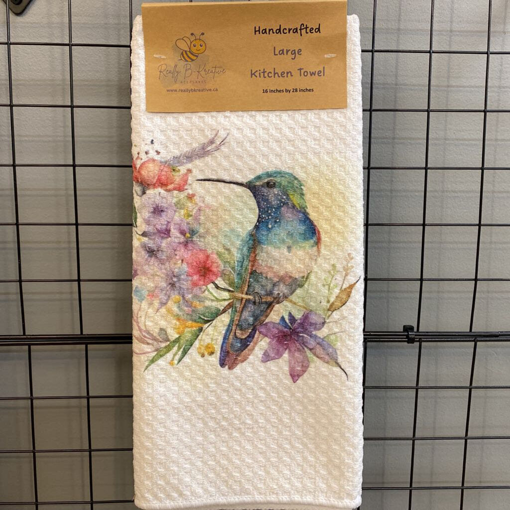 TOWEL - HUMMINGBIRD