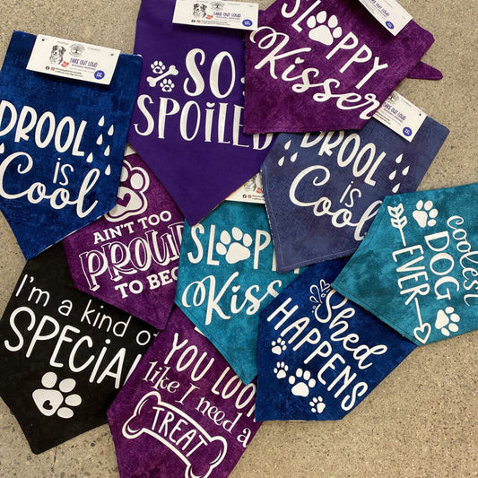 REVERSIBLE DOG BANDANA - XXL