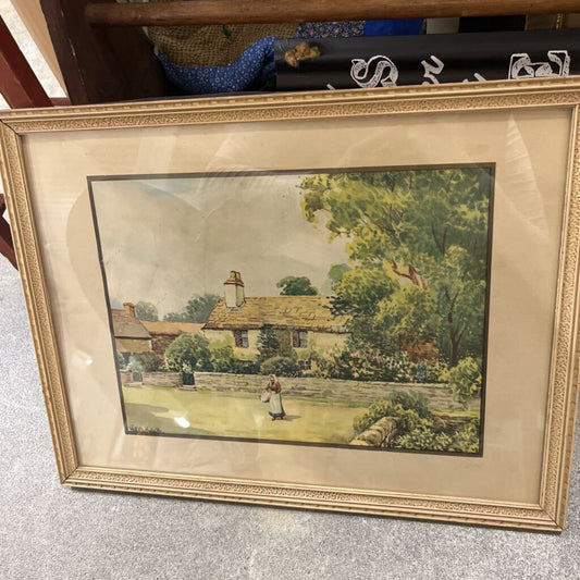 VINTAGE FRAMED PRINT