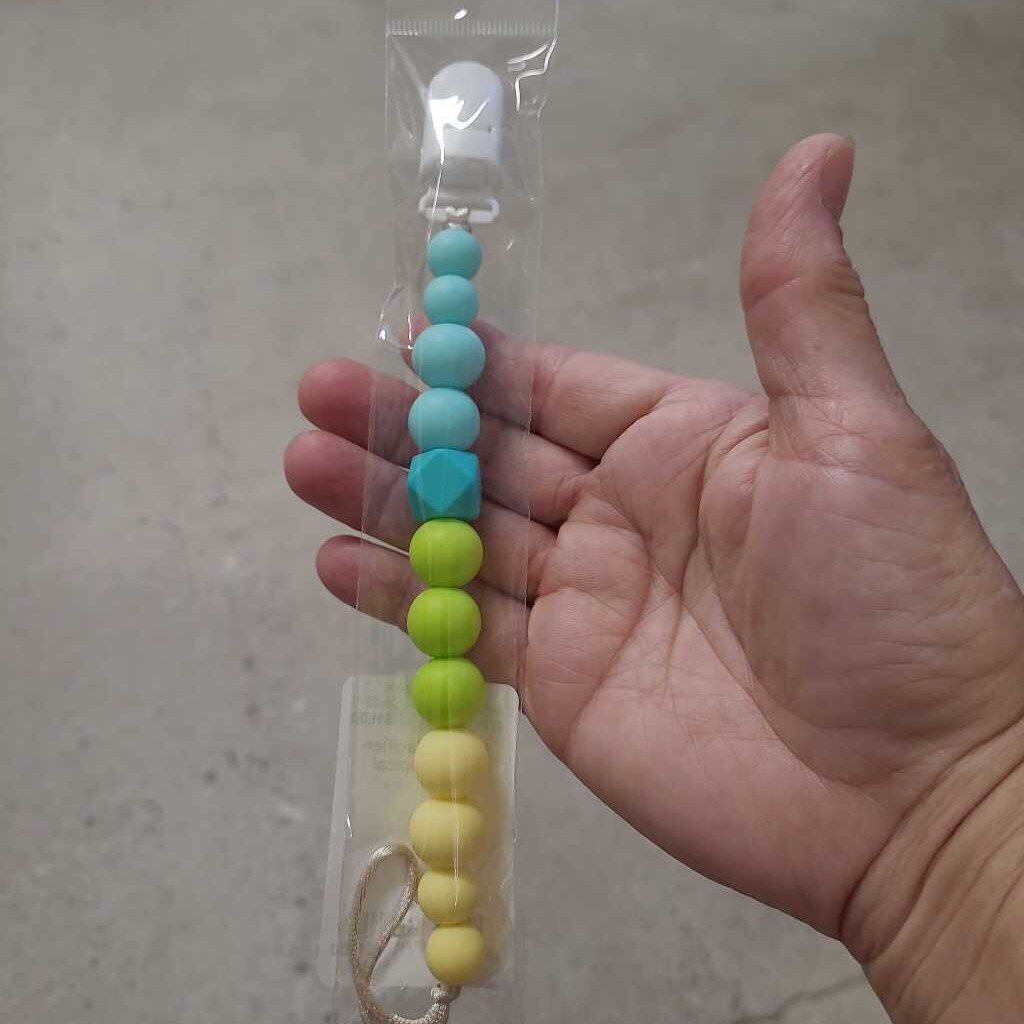 Silicone Pacifier Clip - Tropical