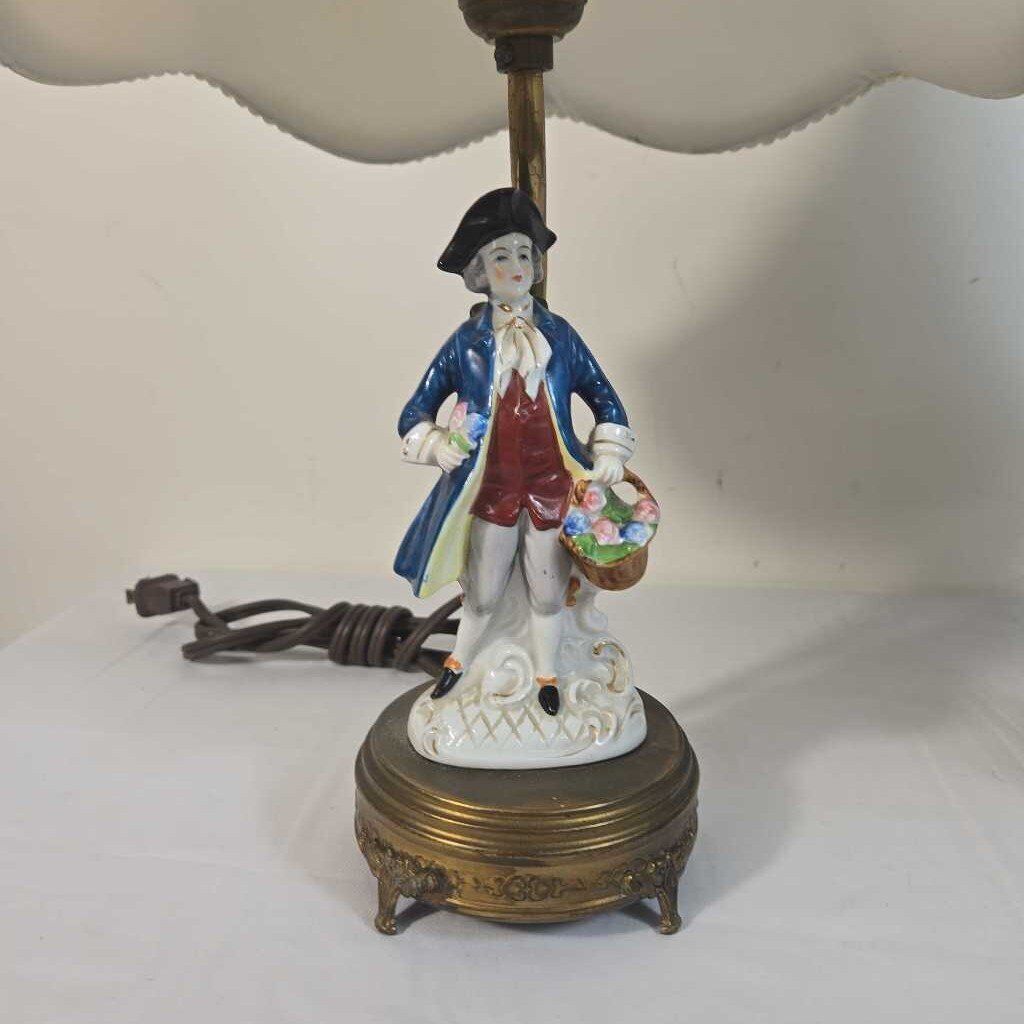 PR VTG FIGURINE LAMPS