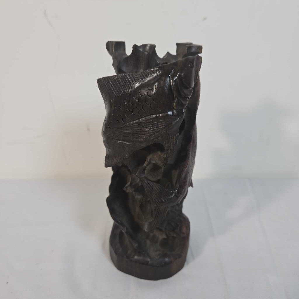 WOODEN CARVING OF FISH