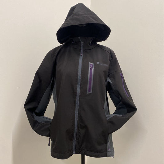 BLACK AND GREY MOUNTAIN WAREHOUSE SPRING JACKET