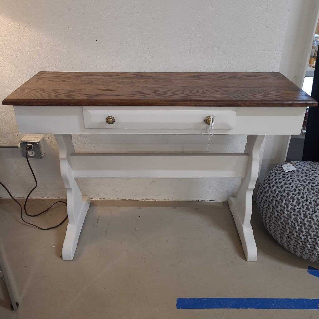 NEWLY REFINISHED SOLID HALL TABLE