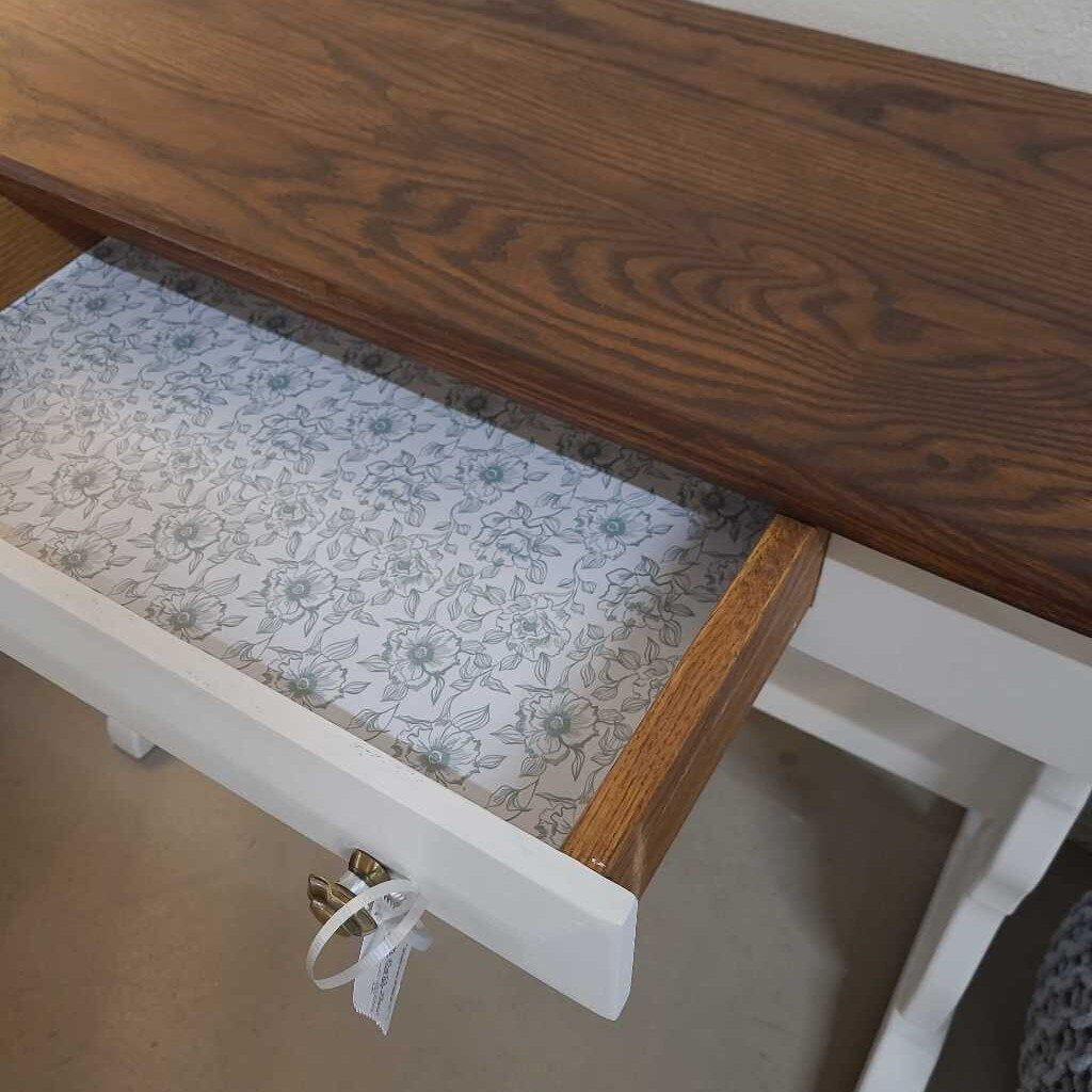 NEWLY REFINISHED SOLID HALL TABLE