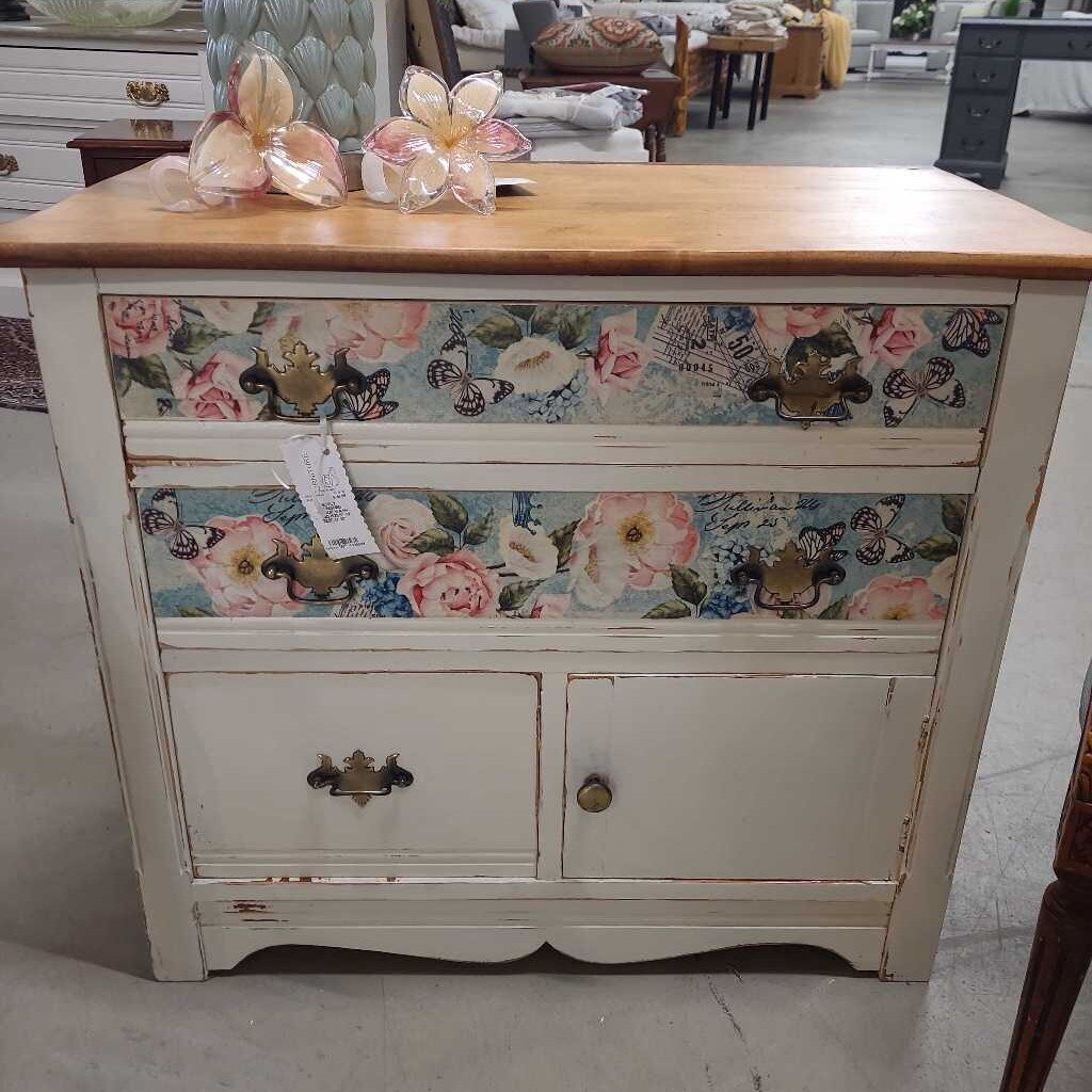 NEWLY REFINISHED ANTIQUE WASH STAND