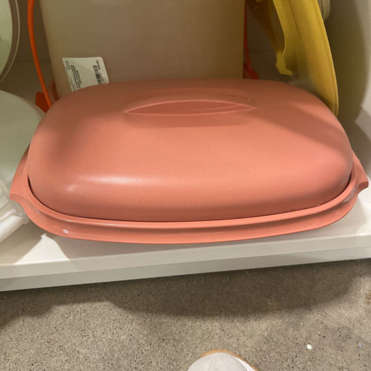 TUPPERWARE STEAMER- SALMON/PINK