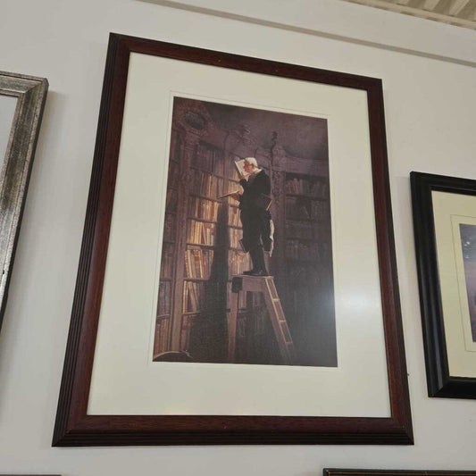 THE BOOKWORM FRAMED PRINT
