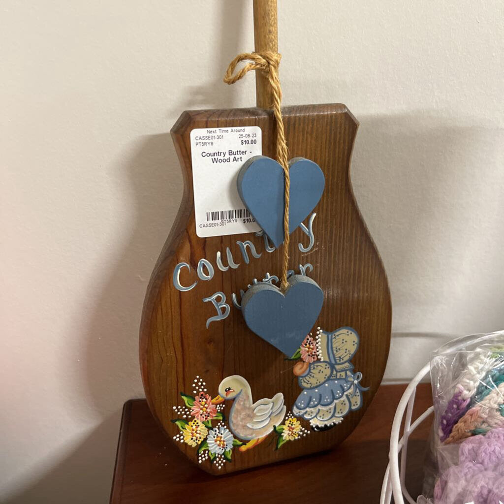 Country Butter - Wood Art