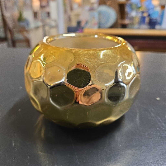 GOLD DIMPLED POT
