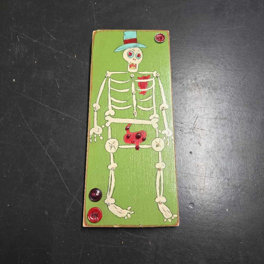 ABSTRACT WOODEN SKELETON ART
