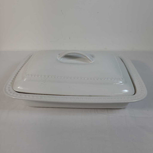 LIDDED RECTANGULAR BAKER