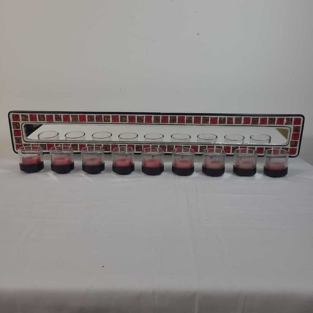 MIRRORED TEALIGHT HOLDER