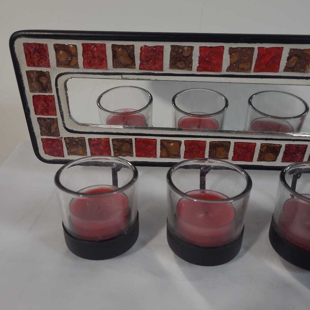MIRRORED TEALIGHT HOLDER