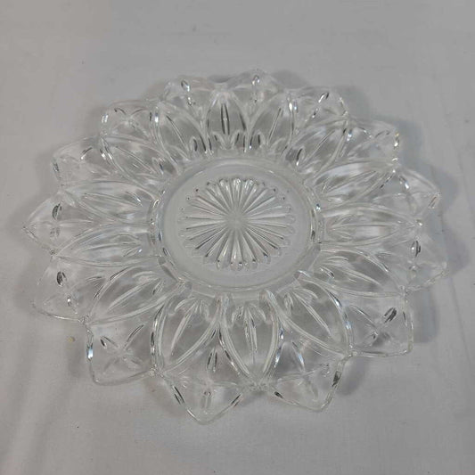 VTG FEDERAL GLASS CO. FLOWER SHAPE GLASS DISH