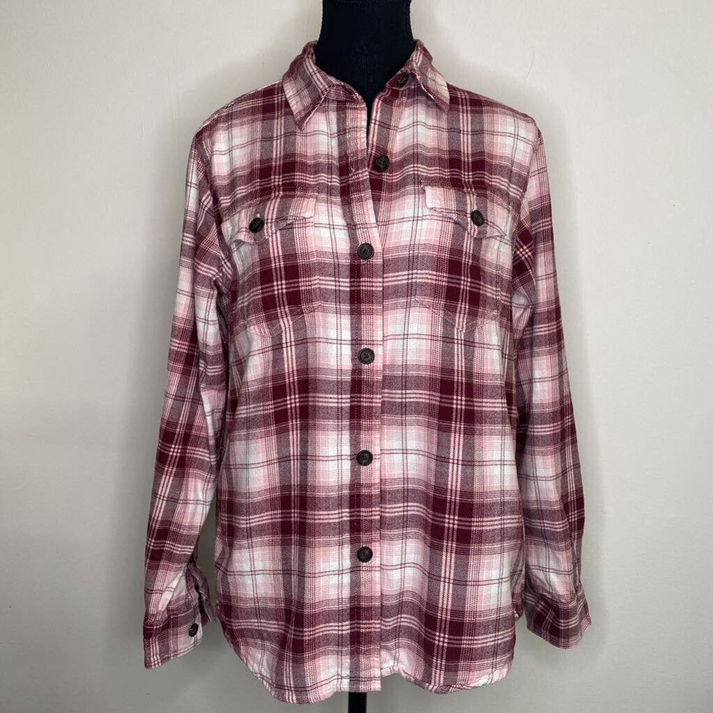 TILLEY - PINK FLANNEL L/S BUTTON UP