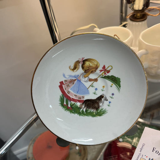VINTAGE OLD FOLEY JAMES KENT LITTLE BO PEEP SAUCER