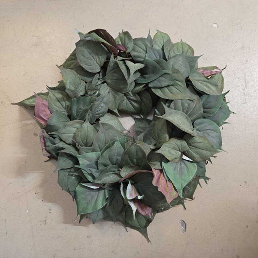 FAUX POTHOS WREATH