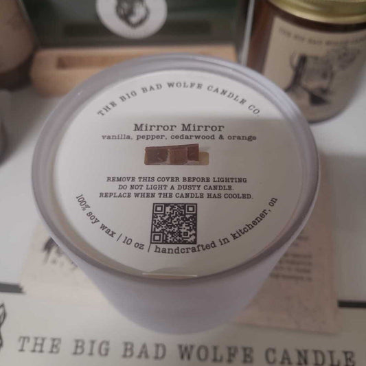 MIRROR MIRROR 10 OZ WOODEN WICK